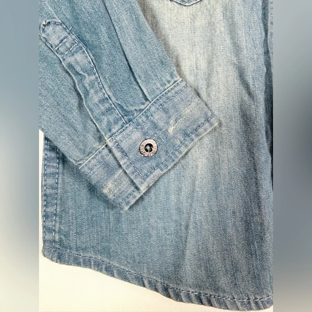 NWT‎ LEVIS Baby Western Chambray Button Down 12M Classic Americana Cowboy NEW